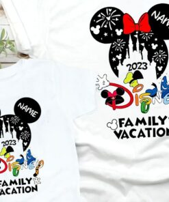 Custom 2023 Matching Disney Family Vacation Shirts, Personalized Disney Family Vacation Shirt, Mickey and Minnie T-shirt, Disneyland Shirt