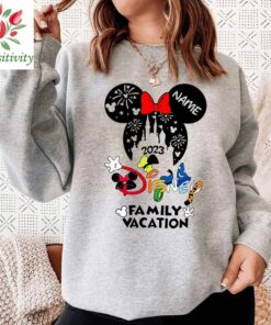 Custom 2023 Matching Disney Family Vacation Shirts, Personalized Disney Family Vacation Shirt, Mickey and Minnie T-shirt, Disneyland Shirt