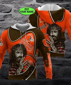 Custom 3D Hoodie Cleveland Browns Nfl Custom 3D All Over Print Hoodie