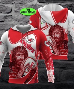 Custom 3D Hoodie Kansas City Chiefs Nfl Custom Name 3D All Over Print Hoodie