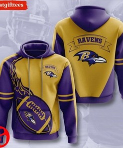 Custom Baltimore Ravens 3D All Over Print Hoodie Best Gift For Nfl Fans And Team Supporters