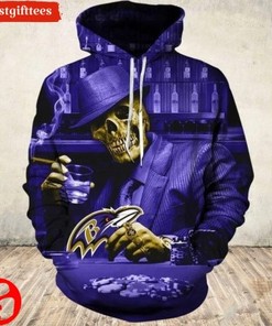 Custom Baltimore Ravens 3D All Over Print Hoodie Perfect Gift For Nfl Fans