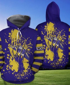 Custom Baltimore Ravens Nfl Football Team 3D All Over Print Zip Hoodie Perfect Gifts For Football Fans