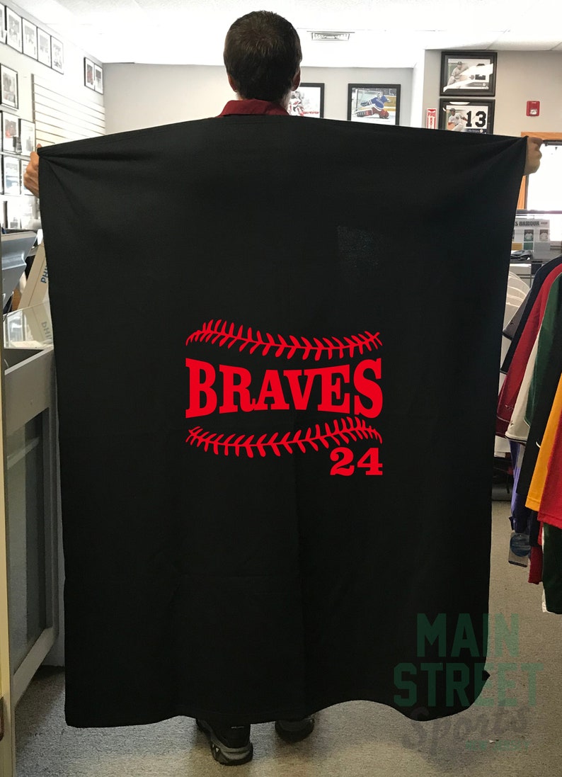 Custom Baseball Blanket- Baseball Blanket- Team Baseball Blanket- Mascot Blanket - Stadium Blanket