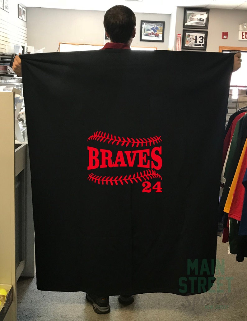 Custom Baseball Blanket- Baseball Blanket- Team Baseball Blanket- Mascot Blanket - Stadium Blanket