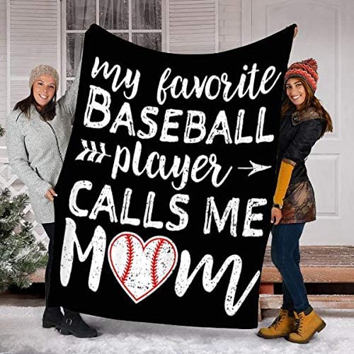 Custom Blanket Baseball, Blanket Gifts, Gift Mom