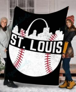 Custom Blanket St. Louis Baseball Blanket, Gifts For Son, State America
