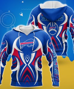 Custom Buffalo Bills 3D All Over Print Zip Hoodie Style 7 Perfect Gifts For Football Fans