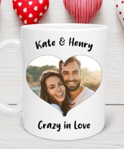 Custom Couple Photo Mug, Mug For Lovers, Valentine's Day Mug, Personalized Couple Mug, Couple Gifts, Picture Mug Personalized