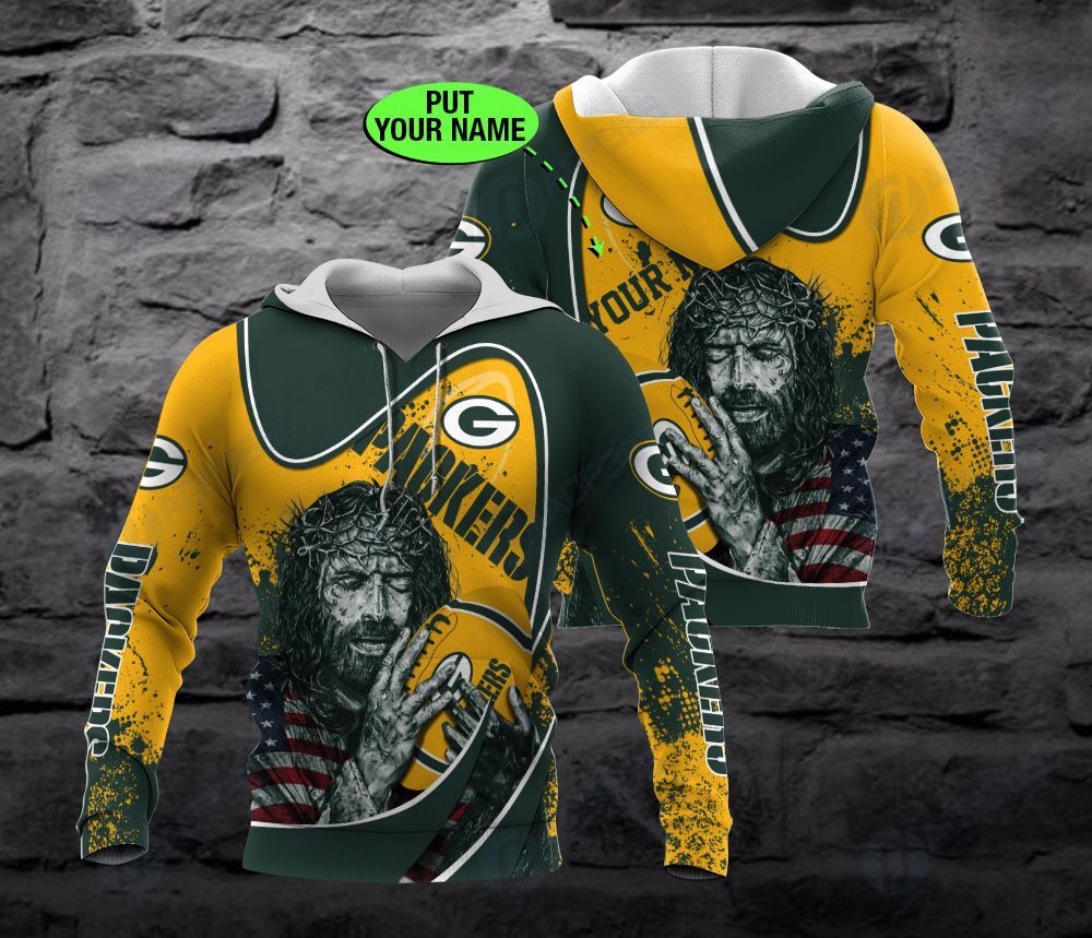 Custom Green Bay Packers Nfl Custom 3D All Over Print Hoodie