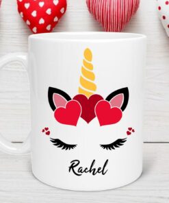 Custom Kids Valentines Day Mug, Custom Kid's Mug, Personalized Kids Valentines Day Mug, Mug For Kids, Cute Personalized Valentines Mug