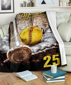 Custom Name Number Softball Old School Ball Gift For Fan Lovers
