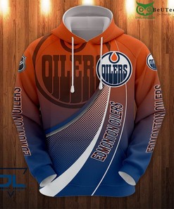 Custom Personalized Edmonton Oilers 3D All Over Print Zip Hoodie, Perfect Gift For Nhl Fans
