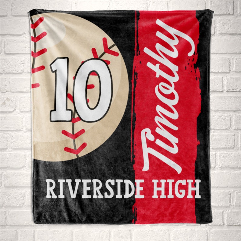 Custom Throw Blanket, Son, Nephew Or Grandson Present From Team Bluefink