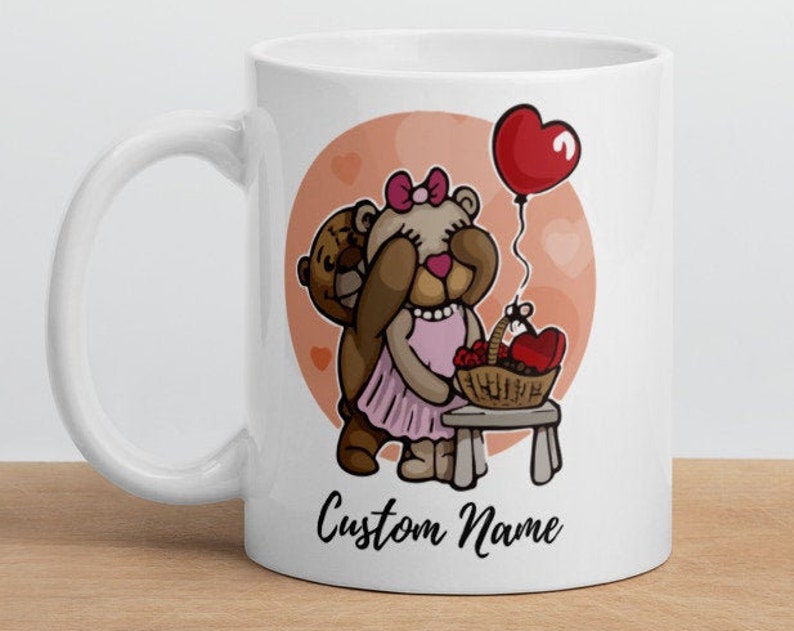 Custom Valentines Mug, Personalized Valentines Mug, Gift For Her, Gift For Him, Gift For Secret Valentine