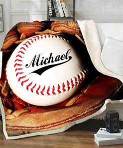 Customized Fleece Sherpa Blankets, For Sports Lovers, For Your Loved Ones