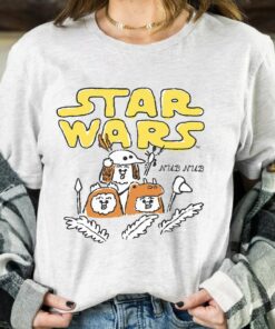 Cute Star Wars Ewok Celebration Yub Nub Doodle Shirt, Galaxy's Edge Holiday Trip Unisex T-shirt Family Birthday Gift Adult Kid Toddler Tee