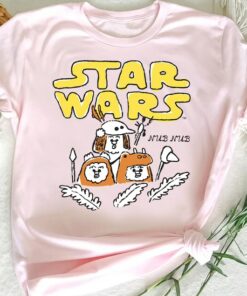 Cute Star Wars Ewok Celebration Yub Nub Doodle Shirt, Galaxy's Edge Holiday Trip Unisex T-shirt Family Birthday Gift Adult Kid Toddler Tee