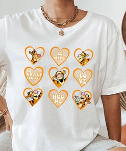 Cute Tigger Valentine's Day T-shirt Disney Tigger Hug Me Unisex T-shirt Winnie The Pooh Sweatshirt Magic Kingdom Disneyland Summer 2023 Tee