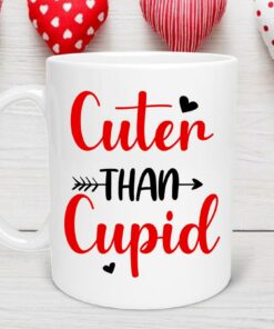 Cuter than Cupid Romantic Mug, Couples Gifts, Valentines Day Mug, Valentine's Day Mug, Gift for Girlfriend/Boyfriend