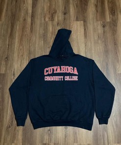 Cuyahoga (Ohio) Community College T-Shirt Sweatshirt Pullover Hoodie Reprinted Full Color Full Size Gift For NCAA Fans