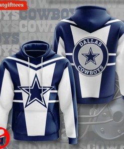 Dallas Cowboys 3D All Over Print Zip Up Hoodieavailable For Sale, Great Nfl Team Gift