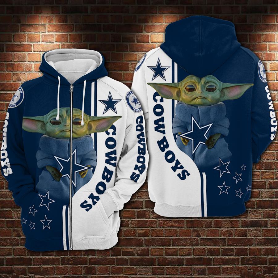 Dallas Cowboys Camo Nfl 3D All Over Print Hoodie With Zip Up