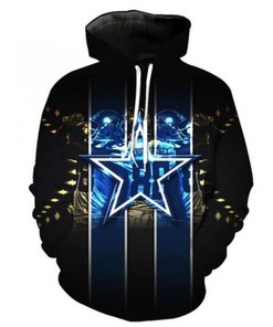 Dallas Cowboys Classic 3D All Over Print Hoodie With Zip Up