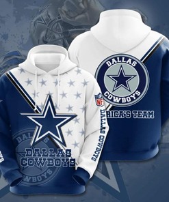 Dallas Cowboys Classic Nfl 3D All Over Printed Hoodie With Zip Up