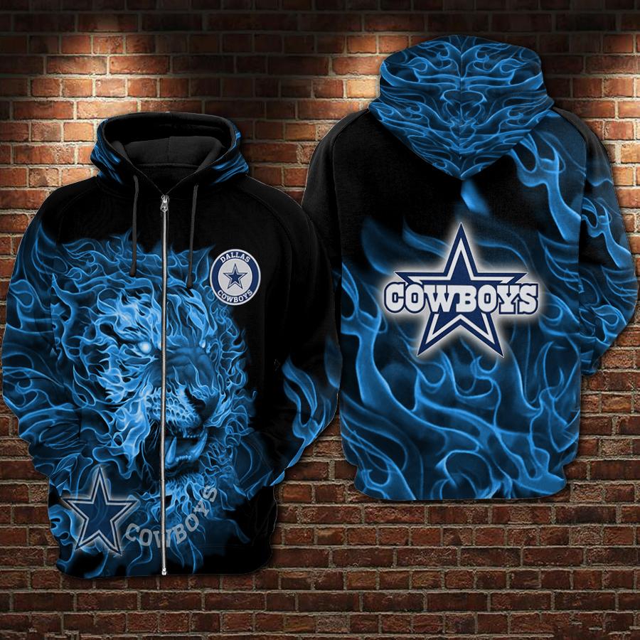 Dallas Cowboys Football Magic God 3D All Over Print Hoodie With Zip Up