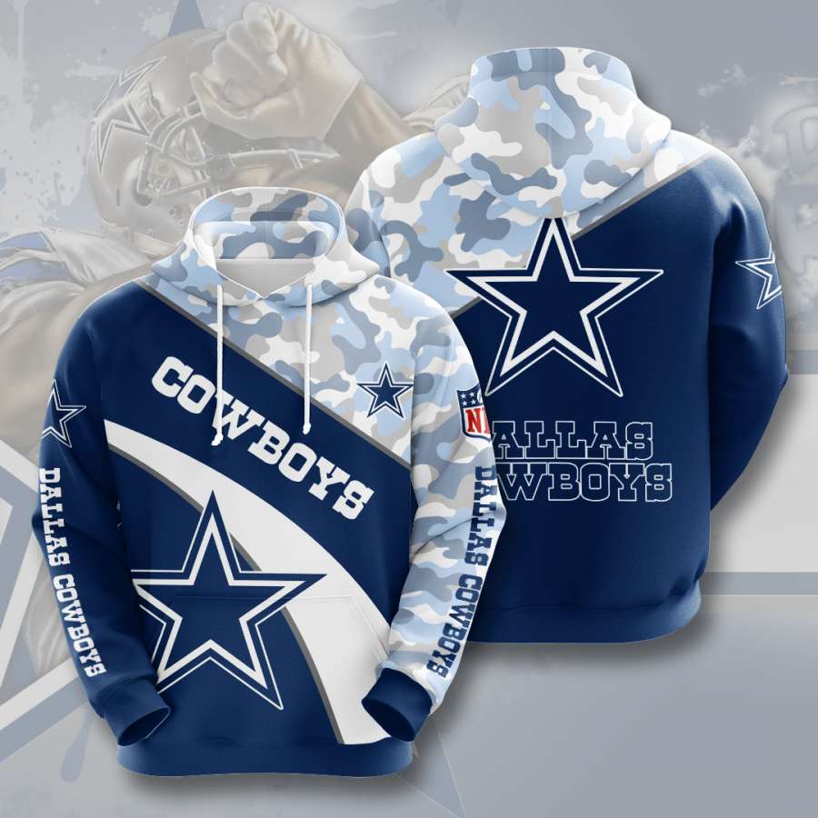 Dallas Cowboys Football Team Nfl 3D All Over Print Hoodie