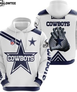 Dallas Cowboys Logo Nfl Unisex 3D All Over Print Hoodie With Zip Up