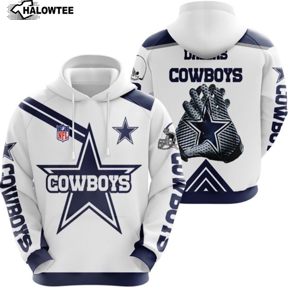 Dallas Cowboys Logo Nfl Unisex 3D All Over Print Hoodie With Zip Up
