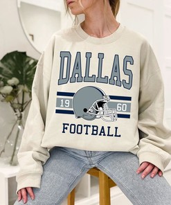 Dallas Football Sweatshirt, Vintage Retro Dallas Football Crewneck Sweatshirt, American Football Fan, NFL Shirt