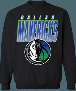 Dallas Mavericks GRADIENT Retro NBA Crewneck Sweatshirt Hoodie Shirt Gifts for Fans
