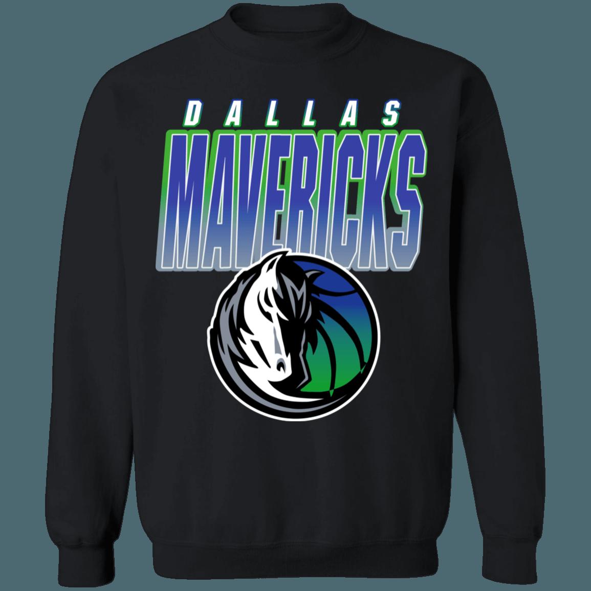 Dallas Mavericks GRADIENT Retro NBA Crewneck Sweatshirt Hoodie Shirt Gifts for Fans