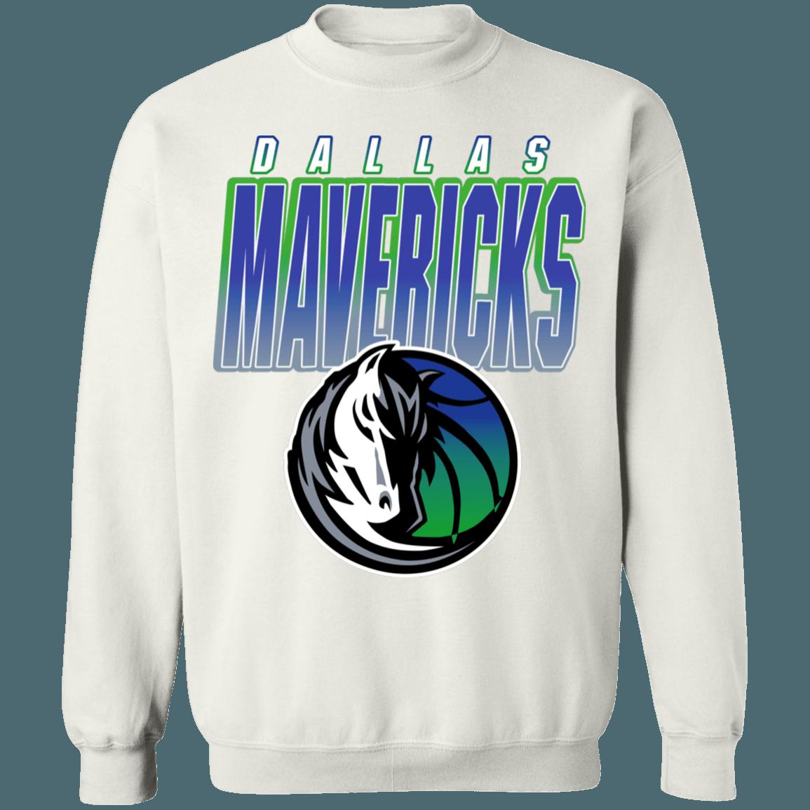 Dallas Mavericks GRADIENT Retro NBA Crewneck Sweatshirt Hoodie Shirt Gifts for Fans - Image 3