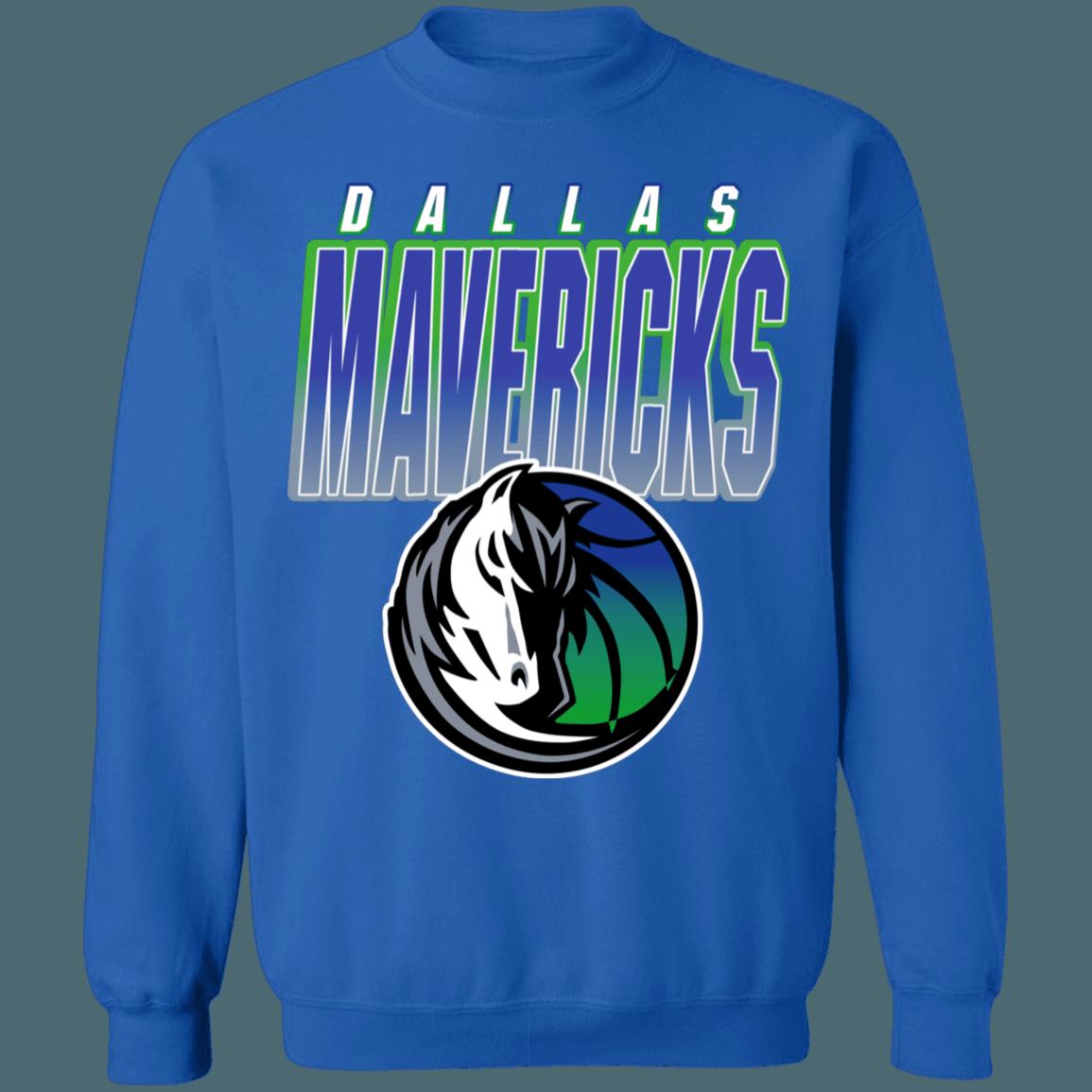 Dallas Mavericks GRADIENT Retro NBA Crewneck Sweatshirt Hoodie Shirt Gifts for Fans - Image 4