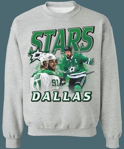 Dallas Stars Player Mash Vintage NHL Crewneck Sweatshirt Hoodie Shirt Gifts for Fans