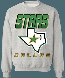 Dallas Stars Retro NHL Crewneck Sweatshirt Hoodie Shirt Gifts for Fans