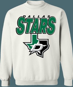 Dallas Stars TEXAS Retro NHL Crewneck Sweatshirt Hoodie Shirt Gifts for Fans