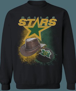 Dallas Stars Vintage NHL Crewneck Sweatshirt Hoodie Shirt Gifts for Fans