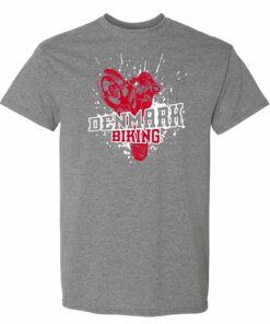 Denmark Biking - Cycling Summer Sports Shirt Sweatshirt Pullover Hoodie Reprinted Full Color Full Size