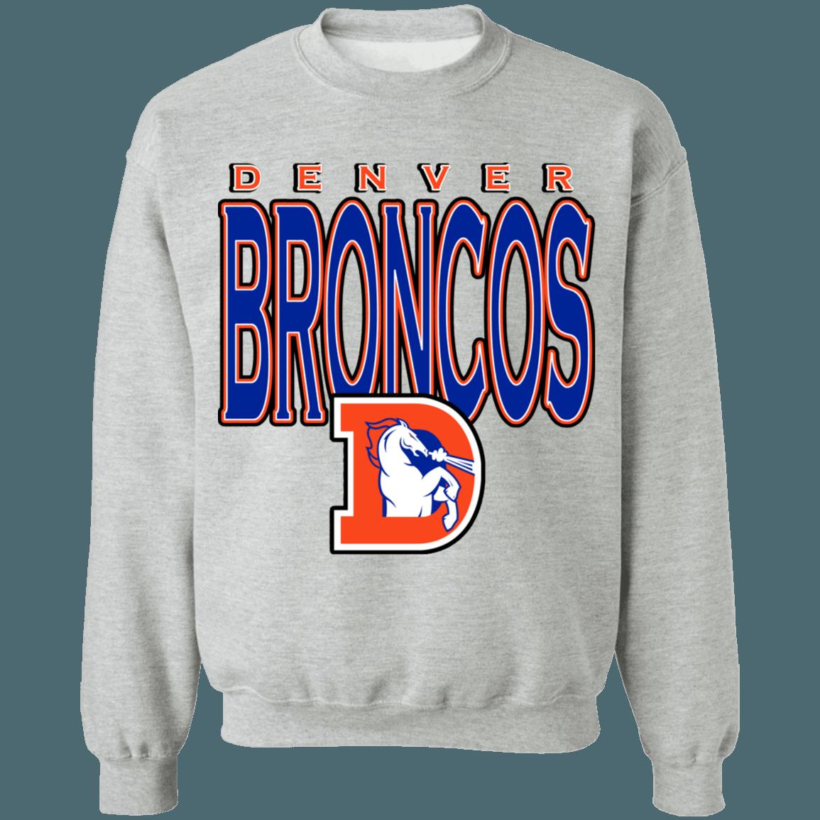 Denver Broncos 1970's Vintage NFL Crewneck Sweatshirt Hoodie Shirt Gifts for Fans