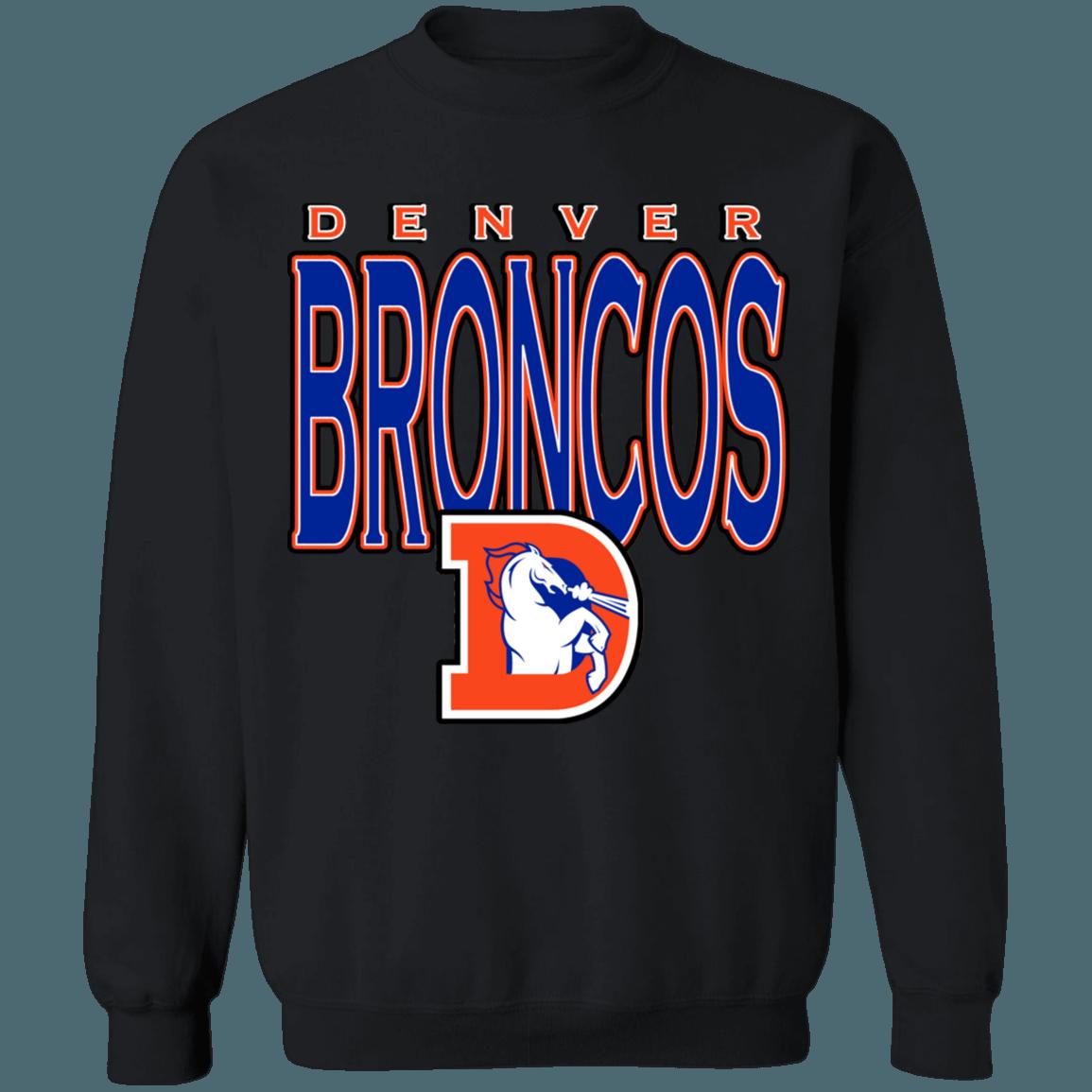 Denver Broncos 1970's Vintage NFL Crewneck Sweatshirt Hoodie Shirt Gifts for Fans - Image 2