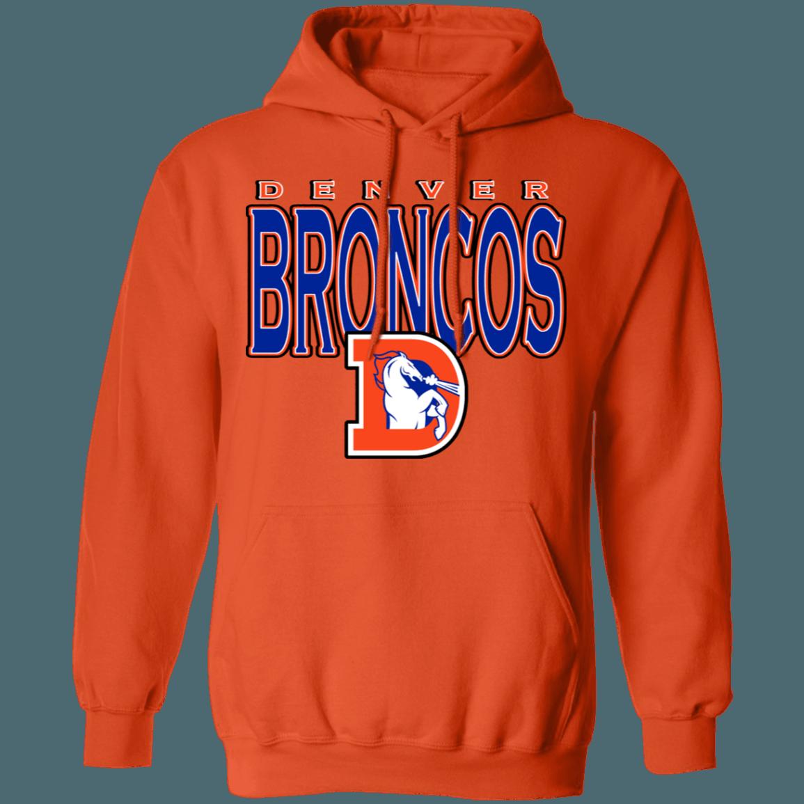 Denver Broncos 80's Vintage NFL Hoodie Sweatshirt Shirt Gifts for Fans - Image 2