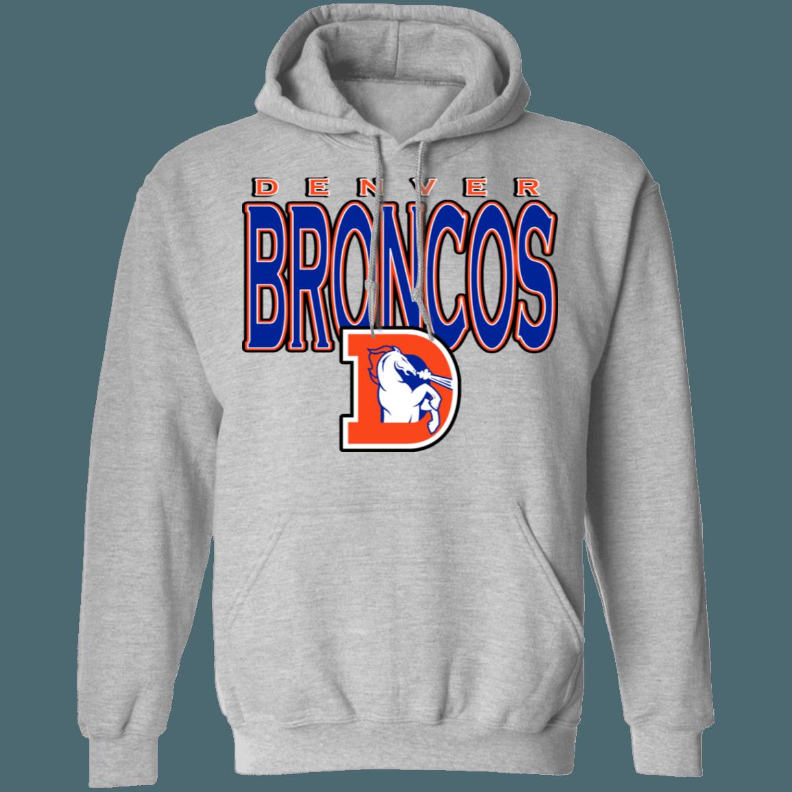 Denver Broncos 80's Vintage NFL Hoodie Sweatshirt Shirt Gifts for Fans - Image 4