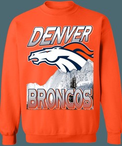 Denver Broncos 90's Retro NFL Crewneck Sweatshirt Hoodie Shirt Gifts for Fans