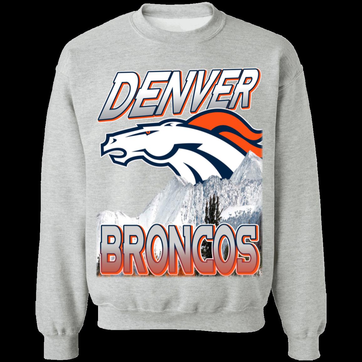 Denver Broncos 90's Retro NFL Crewneck Sweatshirt Hoodie Shirt Gifts for Fans - Image 4