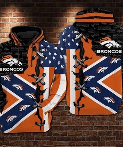 Denver Broncos Nfl Football American Men And Women 3D Pullover Hoodie And Zippered, Show Your Patriotism